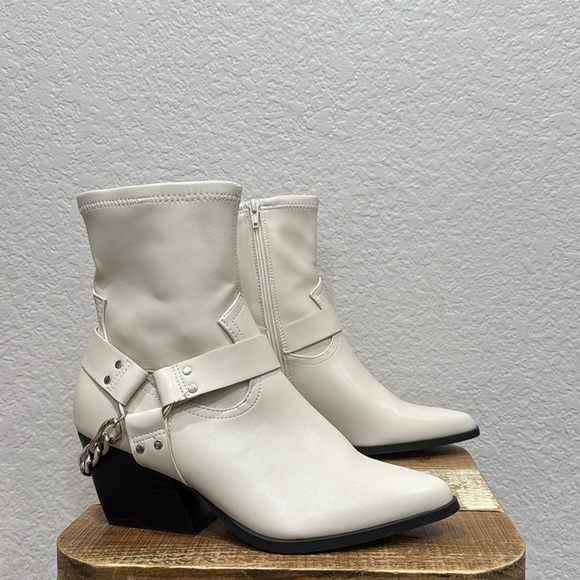 Dolce Vita Keeler Harness Moto Boots Size 8.5 - Picture 2 of 7